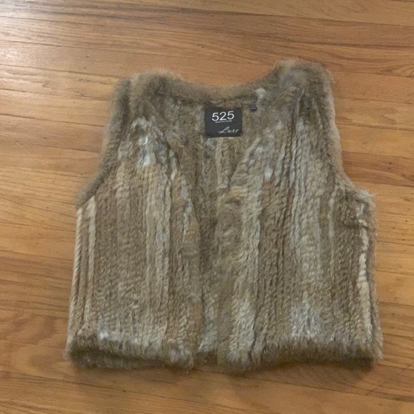 Rabbit fur vest - real fur - Picture 2 of 5